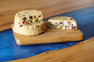 Recette Gros sablés pistaches et cranberries