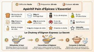Recette Apéritif pain d’épices : la recette étoilée facile
