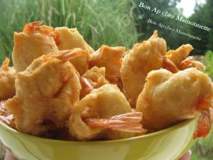 Recette Beignets de crevettes et petit cormoran bien docile