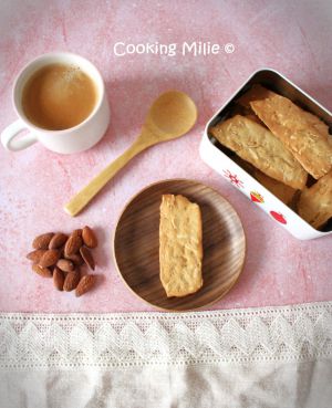 Recette Croustilles aux amandes