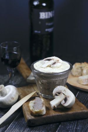 Recette Tartinade de champignons au porto