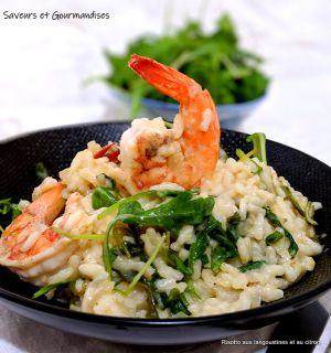 Recette Risotto aux langoustines et citron