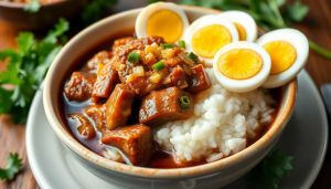 Recette Riz au porc braisé taïwanais : recette facile du Lu Rou Fan