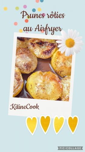 Recette Prunes roties au airfryer