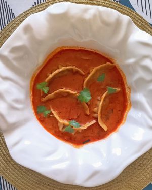 Recette Gyozas au crevettes et chou Chinois, bouillon de crevettes