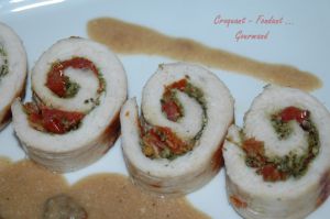 Recette Roulés de volaille aux parfums du Soleil *