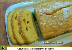 Recette Cake citronné