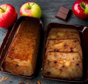 Recette Cake fondant aux pommes et pepites de chocolat