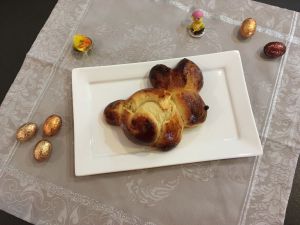 Recette Brioche lapin de Pâques