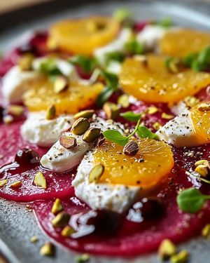 Recette Carpaccio Betterave Chèvre : Recette Savoureuse et Facile à Préparer