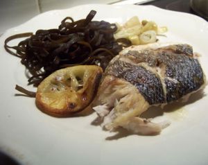 Recette Bar au fenouil, citron et haricots de mer - la recette