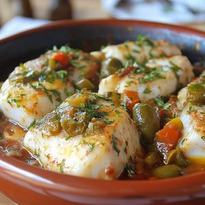 Recette Découvrez la recette incontournable du Bacalao à la Portuguesa : un plat savoureux et réconfortant à déguster en famille !