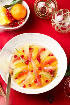 Recette Nage d’agrumes aux épices
