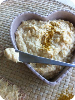 Recette Tartinade Fromage Frais/Pois Chiches/Curry