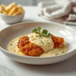 Recette Crispy Parmesan Chicken Garlic Sauce