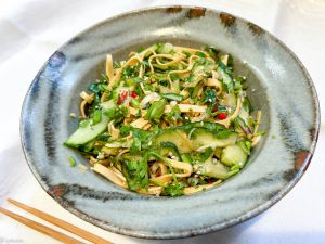 Recette Peau de tofu ? – Couches de soja en salade