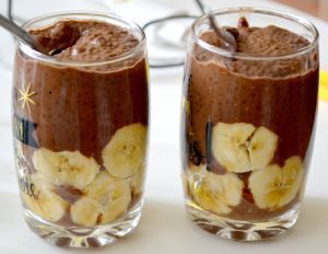 Recette Pudding de chia chocolat-banane