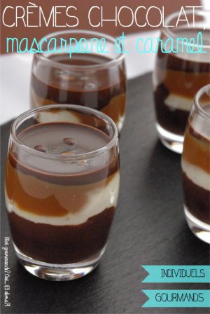 Recette Crème chocolat-mascarpone-caramel