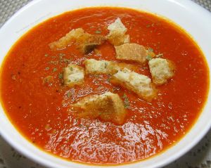 Recette Soupe tomate&poivron