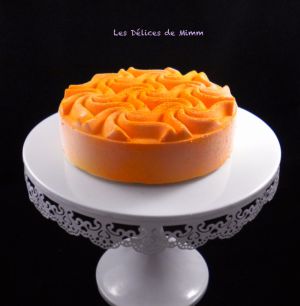 Recette Entremets abricots et Namelaka au chocolat blanc