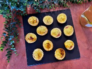 Recette Mini tartelettes au jambon et Boursin