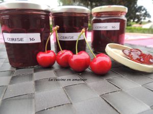 Recette Confiture de cerises et vanille au Cookéo