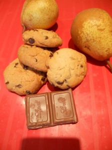 Recette Cookies chocolat-poire