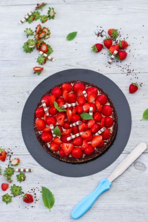 Recette Tarte aux fraises