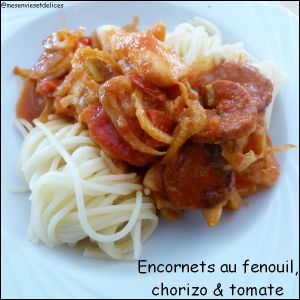 Recette Encornets au fenouil, chorizo & tomates