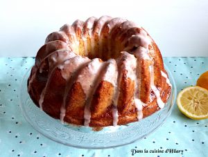 Recette Bundt cake hyper moelleux au citron et à la framboise / Lemon and raspberry bundt cake