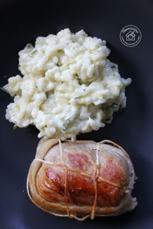 Recette Risotto aux courgettes, mascarpone et parmesan