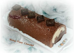 Recette Bûche poire chocolat