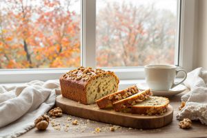 Recette 6 ingrédients seulement pour le cake aux noix le plus moelleux de l’automne !