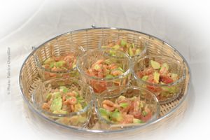 Recette Salade de pamplemousse, crevette & avocat