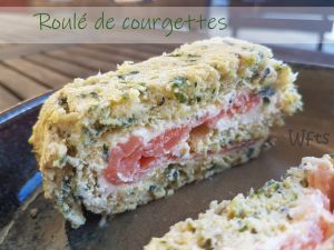 Recette Roulé de courgette au saumon fumé