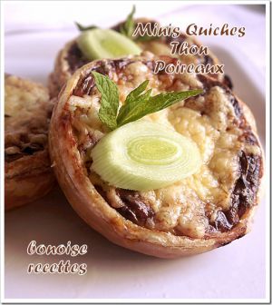 Recette Quiche poireaux / thon