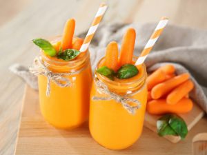 Recette Jus de carottes au yaourt