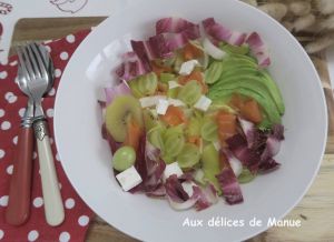 Recette Salade d'endives colorée et gourmande