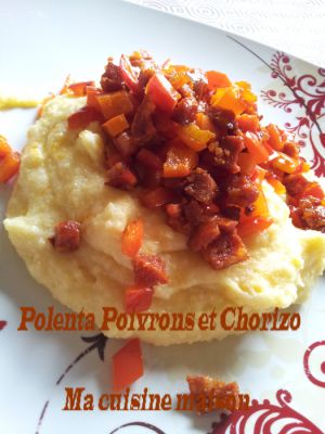 Recette Polenta aux Poivrons et Chorizo d’Audrey