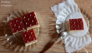 Recette Entremets pèche blanche framboise