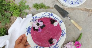 Recette Cheesecake sans cuisson à la mûre