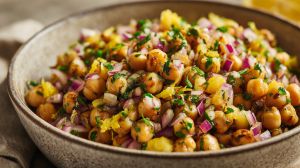 Recette Salade de pois chiches au citron confit