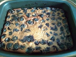 Recette Clafouti chocolat et cerises noires au cake factory