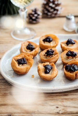 Recette Bouchées croustillantes à la feta et pâte filo; Recette simple