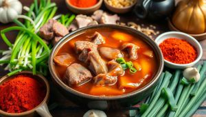 Recette Ragoût de Bœuf Épicé Yukgaejang : recette Coréenne Authentique