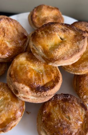 Recette Mini Apple & Pear Pies (petites tourtes aux pommes)