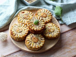 Recette Flans de quinoa aux poivrons