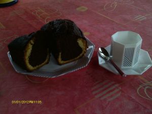 Recette Cake marbré au yaourt