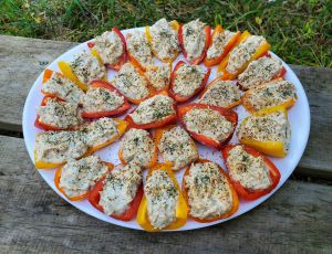 Recette Mini poivrons light farcis au thon - Foodista Challenge #111