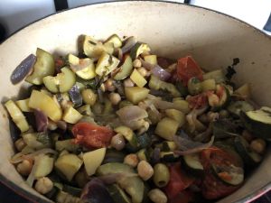 Recette Tajine de legumes au safran